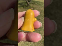 Cute Yellow Stone Ghost