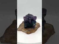 Fluorite Dragon Head Carving #12