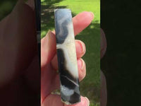 Black Onyx & Quartz Obelisk Tower #5