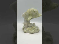Lantian Jade Carved Dolphin #3