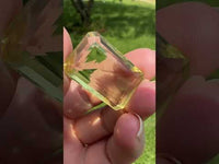 Yellow Quartz 27x17mm Emerald Cut 33.70ct