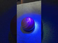 Yellow Calcite Stripe Sphere #3