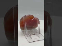 Carnelian Heart Palm Stone #5