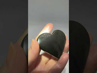 Rainbow Sheen Obsidian Heart #5