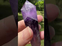 Double Terminated Phantom Amethyst Scepter Wand #10