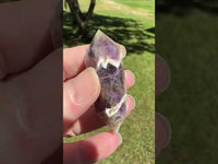 Double Terminated Chevron Amethyst Point #1
