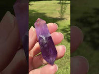 Double Terminated Phantom Amethyst Scepter Wand #7