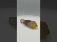 Carved Fluorite Scepter with Rainbows #8