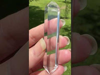 Natural Quartz Double Terminated Wand Point #8
