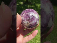 Spark Lepidolite Sphere #1