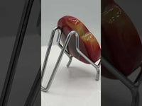Carnelian Heart Palm Stone #1