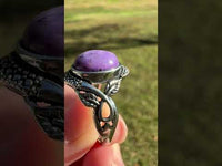 Natural Charoite Ring #31
