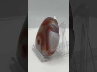 Carnelian Heart Palm Stone #14