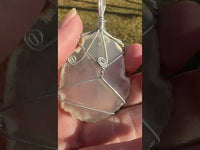 Wire-wrapped Agate Pendant