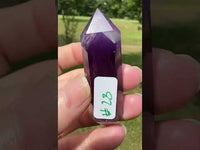 Double Terminated Phantom Amethyst Scepter Wand #23