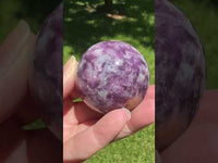 Spark Lepidolite Sphere #5