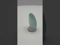 Clear Aquamarine Tumble for Wire Wrapping or Crafts