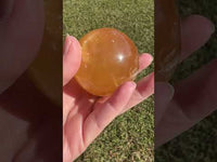 Honey Calcite Sphere #1