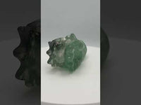 Fluorite Dragon Head Carving #19