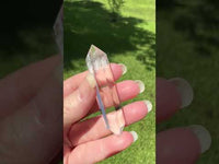 Natural Quartz Double Terminated Wand Point #16