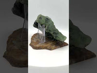 Prehnite mixed with Green Tourmaline Raw Specimen #6