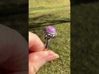 Natural Charoite Ring #29