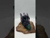 Fluorite Dragon Head Carving #22