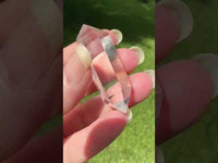 Natural Quartz Double Terminated Wand Point #17