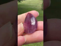 Pear Shape Candy Fluorite Cabochon #1