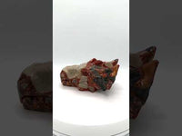 Unique Pudding Stone Dragon Head Carving