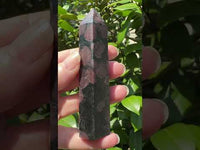 Garnet & Astrophyllite Tower #10