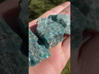 Rough Blue Apatite 3 pieces