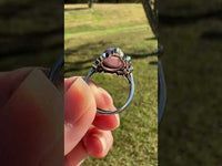 Natural Charoite Ring #27