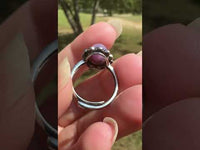 Natural Charoite Ring #19