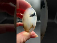 Designer Dendritic Agate Cabochon #3 (with little heart)