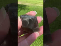 Black Rainbow Sun Stone with Hematite Freeform #19