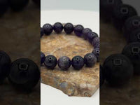 Amethyst Stretch Bead Bracelet