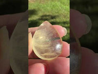 Pear Shape Candy Fluorite Cabochon #23