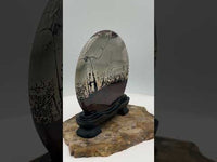 Natural Picture Jasper Slab with Stand #3