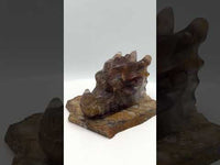 Fluorite Dragon Head Carving #9