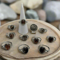 Natural Rutile Rings