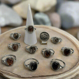 Natural Rutile Rings