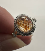 Natural Rutile Rings